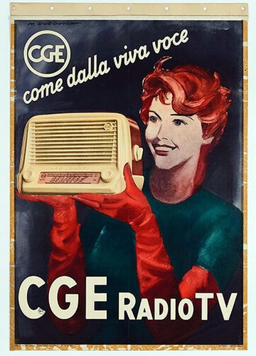 Cge radio poster - tv,