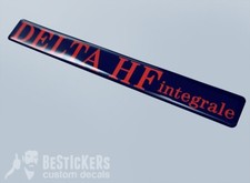 Stemma adesivo resina lancia delta integrale 8v baule portellone trunk badge 