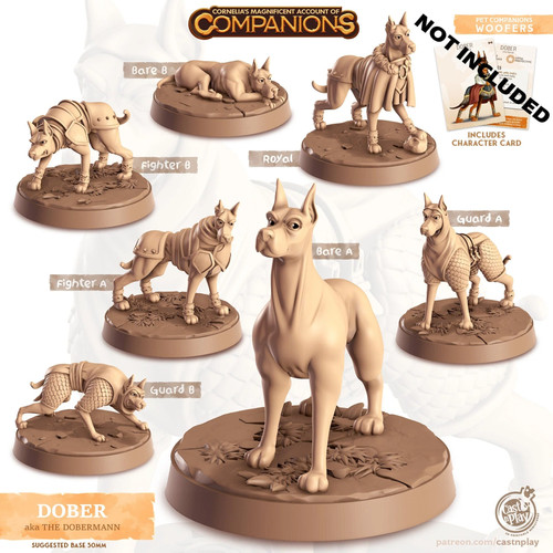 Doberman companion miniatura - companion,