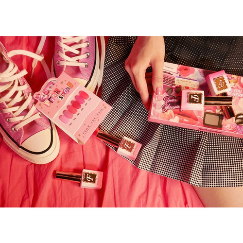 From the nail pink - nail, shoes