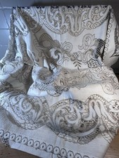 Corredo Tovaglia Con 12 Tovaglioli  In Pizzo Lavorato  AMERICAN SERVICE  Anni 50