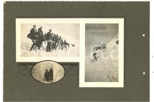 1919 ITALIA REDENTA PREDOI Alpinisti verso il rifugio VETTA D'ITALIA *3 foto