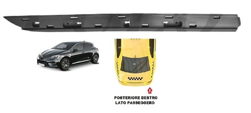 Modanatura porta posteriore - modanatura,