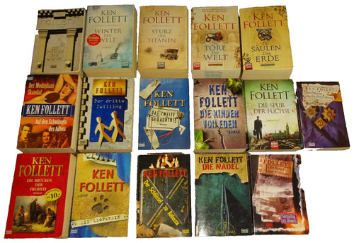 17x ken follett kinder füchse - follett,
