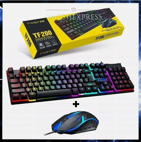 Kit mouse tastiera meccanica - e,