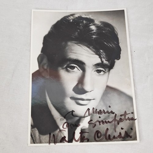 Walter chiari foto con dedica - chiari,