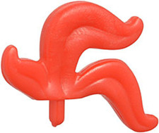 LEGO PIUMA ROSSA TRIPLA CAVALIERI SOLDATI PIRATI CASTLE PIRATES 4502b 87692