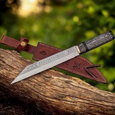Coltello Viking Seax 15" fatto