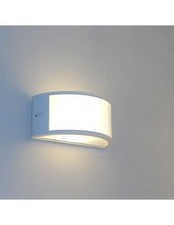 Lampada da parete applique ad arco  per esterno bianco collezione ENIO | BELLOTT