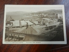 20075) GENOVA PANORAMA DALLA LANTERNA COSTRUZIONE NUOVI PONTILI E MOLI