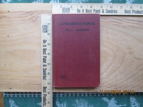 Civil service manual vol - service, 1
