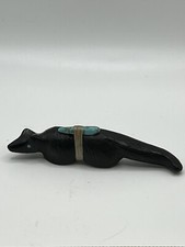 Zuni black wolf fetish di - wolf, fetish​