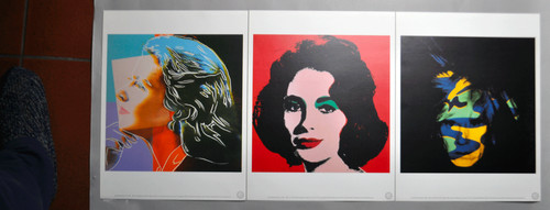 Andy warhol tre ritratti - warhol,,