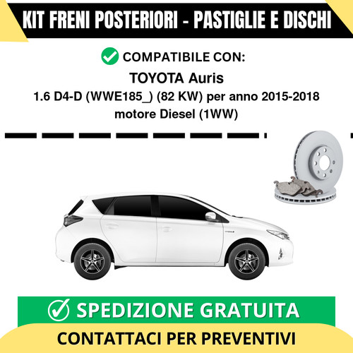 Kit freni posteriori per - freni,