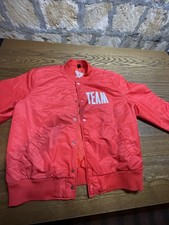 Giacca Bomber Rosso Justin
