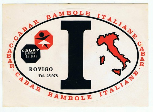 Adesivo cabar bambole italiane - adesivo,