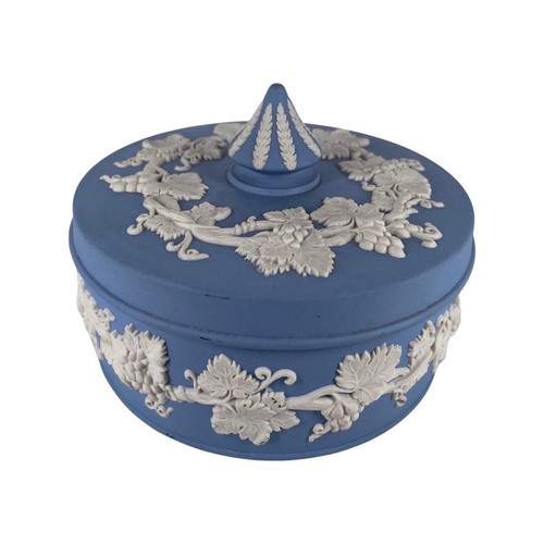 Scatola blu wedgwood decorata - scatola,