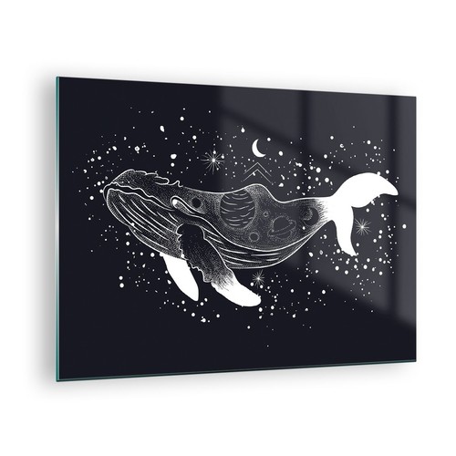 Quadro vetro 70x50cm - 70x50cm, balena