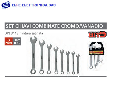 Serie chiavi fisse complete - 8,