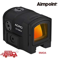 Aimpoint ACRO S-2 9 MOA Red Dot Reflex mirino integrato attacco a costola fucile UK