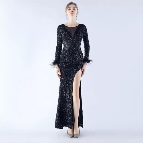 Vestito abito elegante lungo - vestito,