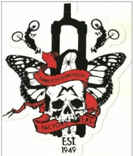 MARZOCCHI SUSPENSION STICKER ADESIVO NEW ORIGINAL 15 X 12 cm