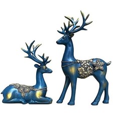 Sculture renne dorate - sculture,