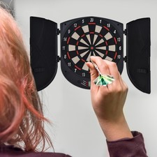 HOMCOM Freccette Elettroniche Dartboard Set di 6 Freccette Effetti Sonori