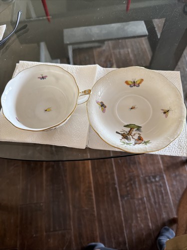 Herend rothschild bird tazza - herend,