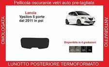 pellicole oscuranti vetri lancia Ypsilon 5 porte dal 2011 kit termoformata