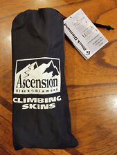 Pelli da arrampicata in nylon Black Diamond Ascension STS 60 mm - NERO - 6 cm x 210 cm