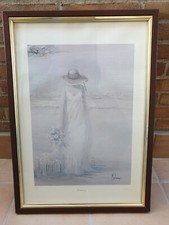 Fotolito originale del pittore INNOCENZO MELANI  TRISTEZZA