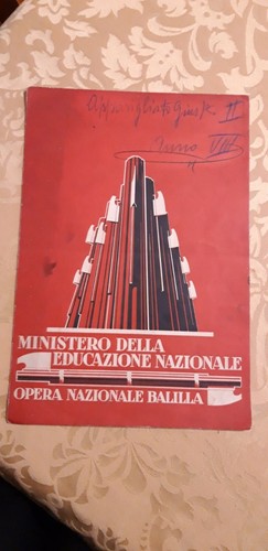 Pagella opera nazionale - opera,