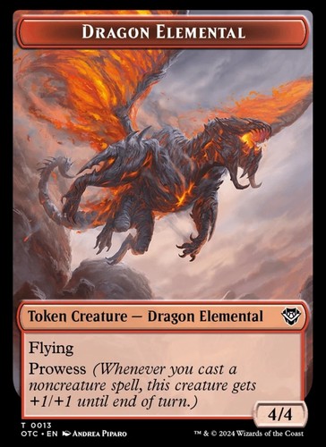 Dragon elemental gettone - dragon,