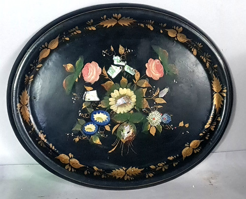 Vecchio vassoio servizio - vecchio,