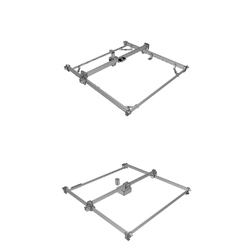 Set staffe montaggio telaio - set,