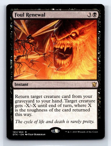 Foul renewal 101 rare - renewal,