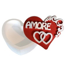 Scatola a Cuore in Polistirolo