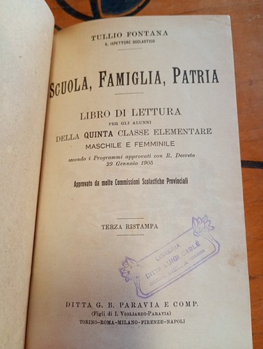 1905 sussidiario libro letture - sussidiario,