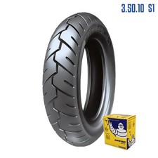 Copertone + camera michelin s1 3 50 10 tubeless per scooter vespa