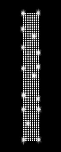 Strisce strass 27x3 cm - strisce,