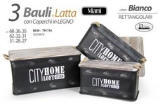 SET 3 BAULI MIAMI BOX IN LATTA