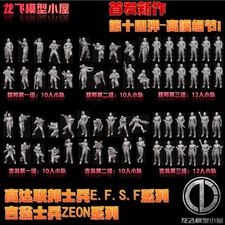 1/60/72/100/144 Gundam Federation Zeon Soldier Series scena modello in miniatura