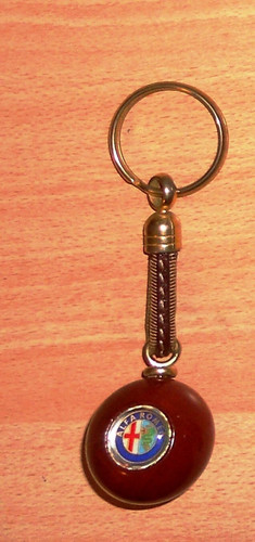 Portachiavi ciondolo auto alfa - ciondolo,