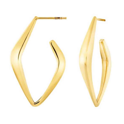 Orecchini donna gold elonge - orecchini,
