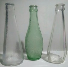 Lotto 3 BOTTIGLIE BIBITA ARANCIATA ANNI 50 Monticchio San Pellegrino collezione