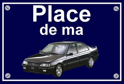 Plaque place ma peugeot - place,