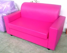 Divano 2 due posti Divanetto tessuto ecopelle sofà poltrona relax sed 37 colori.