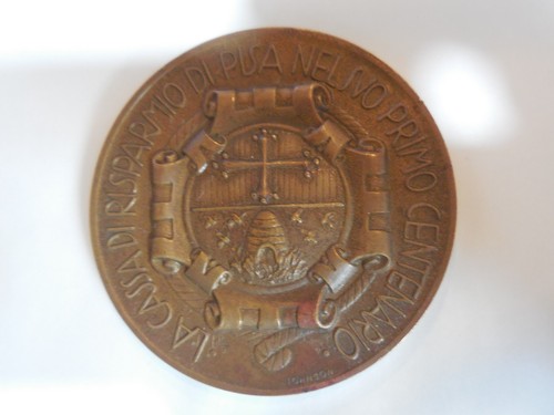 Medaglia centenario banca - medaglia,