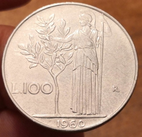 100 lire 1960 - lire, 1960,